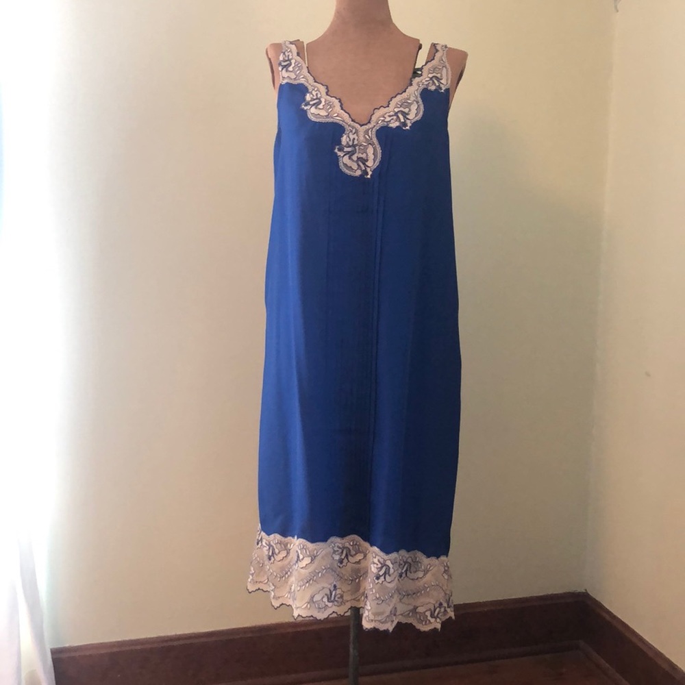 Express silk slip dress